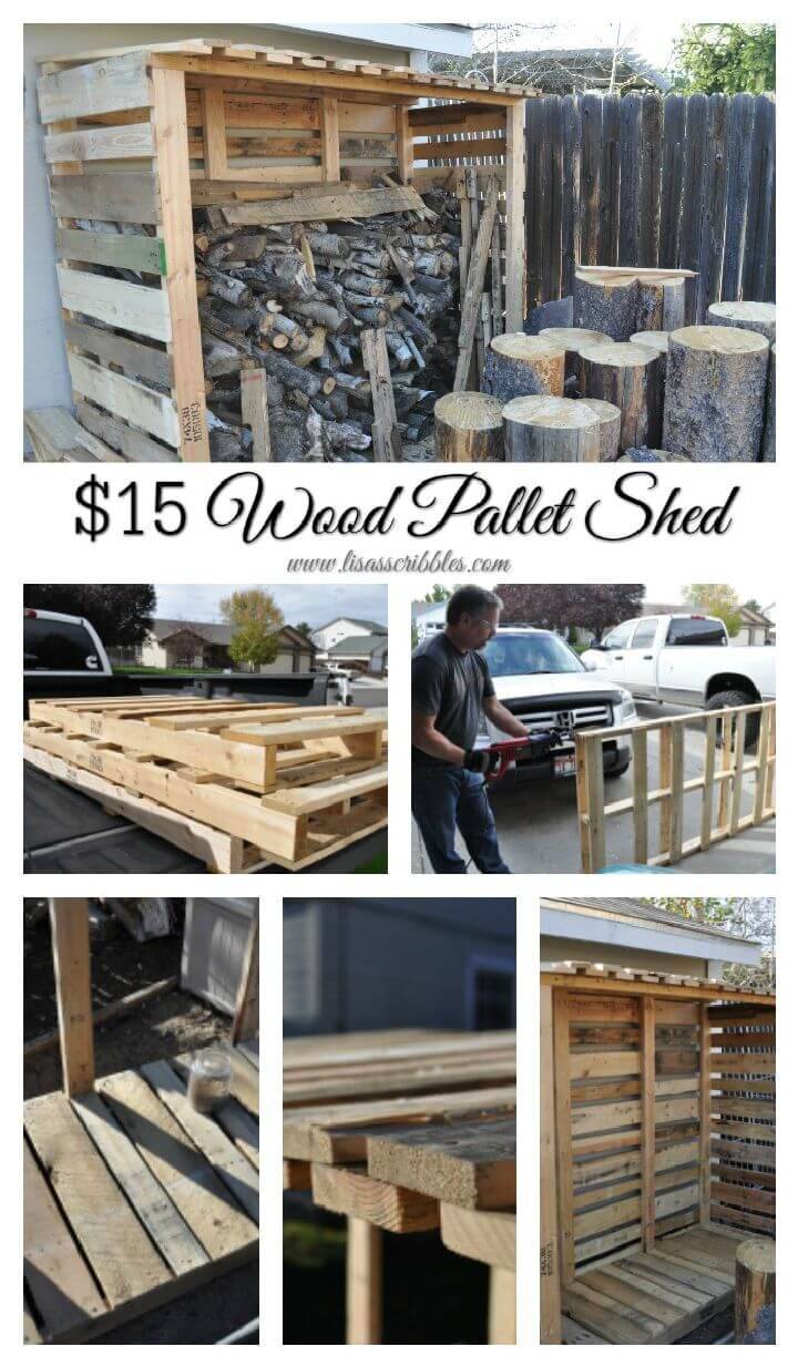 DIY Wood Pallet Shed