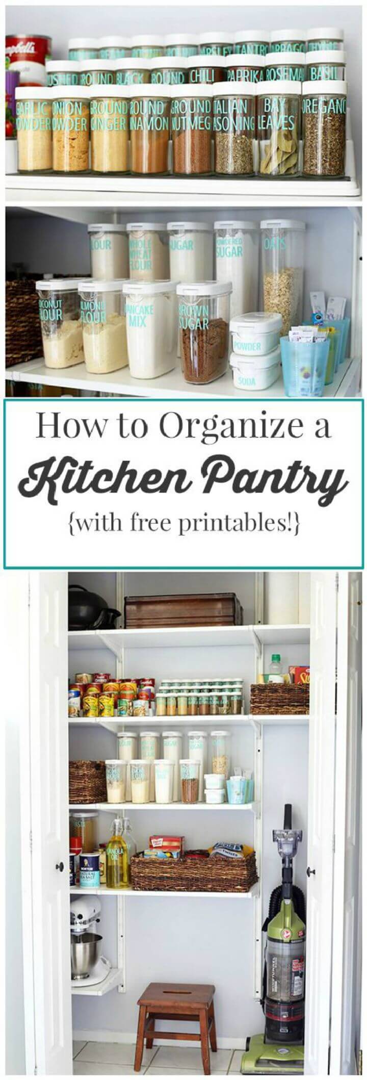 How To Organize Kitchen Pantry
