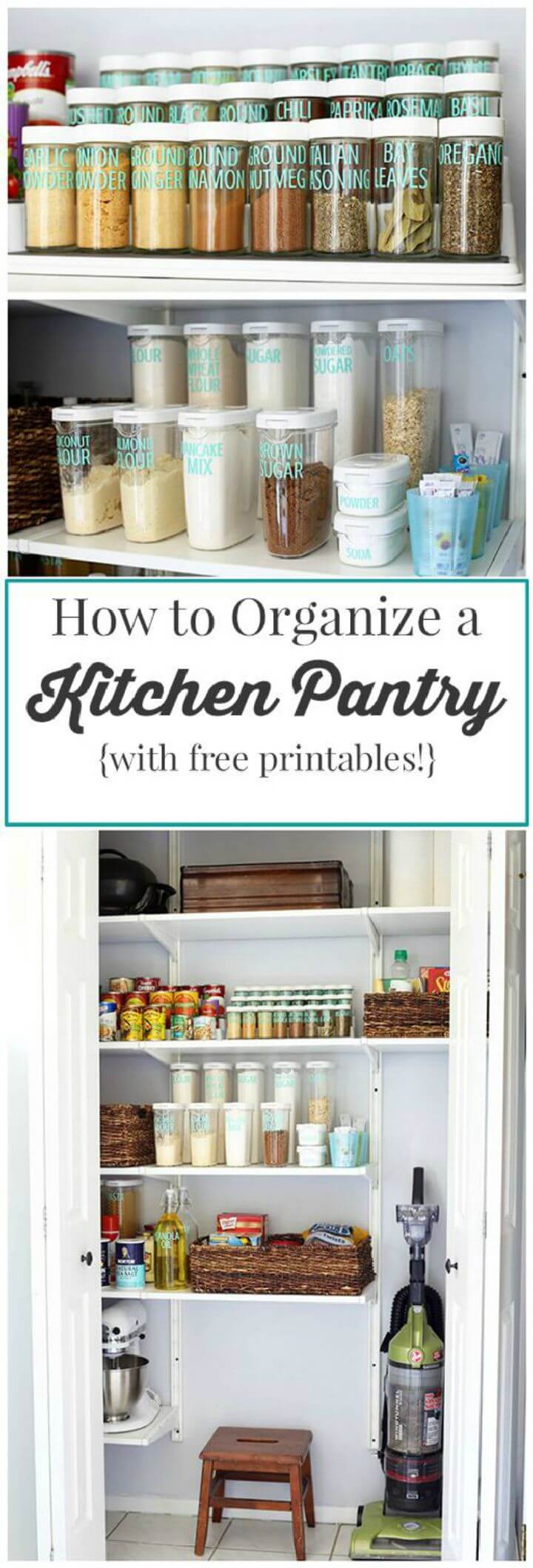 60 Best Pantry Organization Ideas - DIY ⋆ DIY Crafts