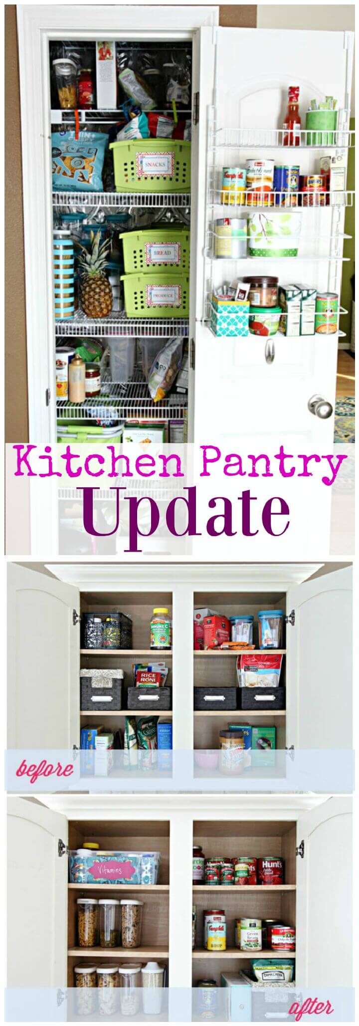 Kitchen Pantry Update 