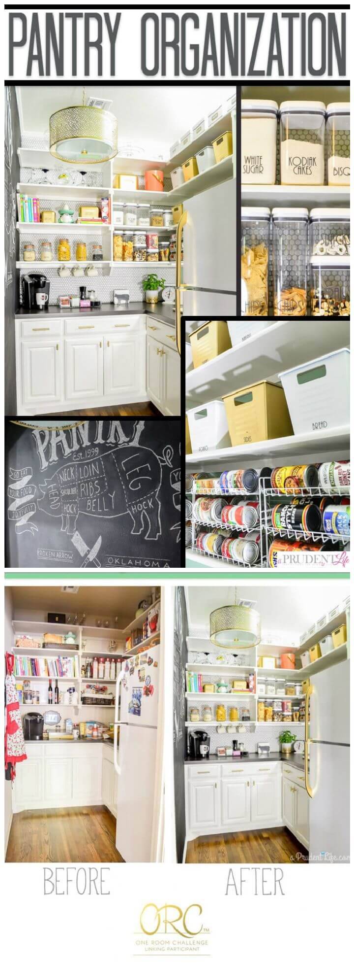 Organized Pantry Reveal {One Room Challenge}