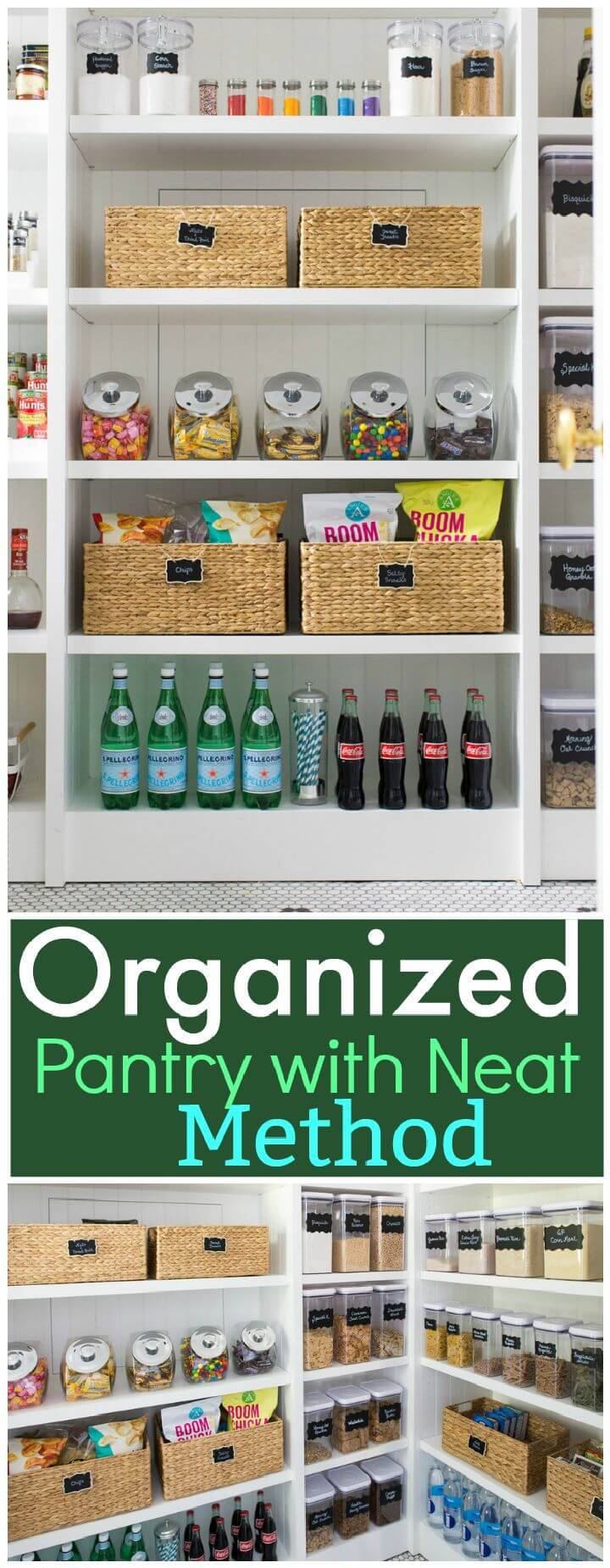 Organized Pantry with Neat Method