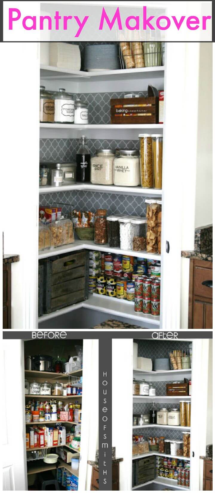 60 Best Pantry Organization Ideas - DIY ⋆ DIY Crafts