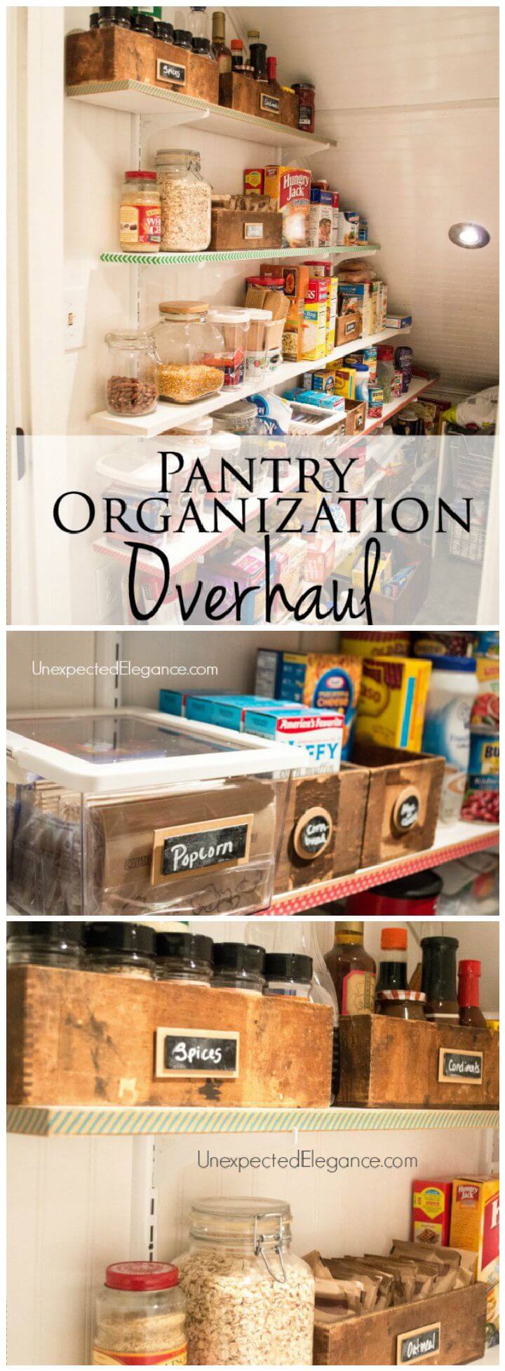 10 Realistically Organized Pantries - Christinas Adventures  Small pantry  organization, Kitchen organization pantry, Kitchen organization diy