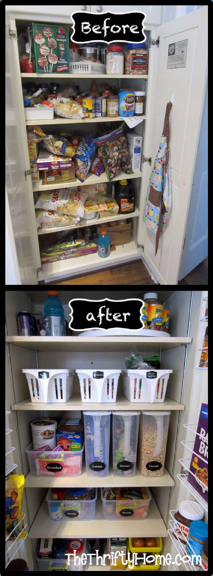 Simple Solutions to Organize a Deep Pantry
