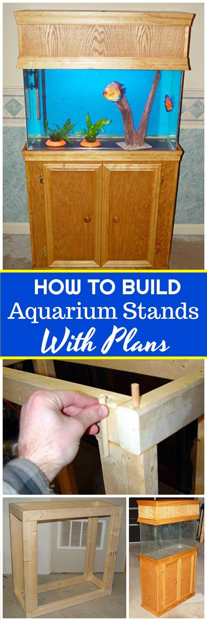 DIY Aquarium Stands With Small Plans, low-cost diy aquarium stand ideas with step-by-step instructions