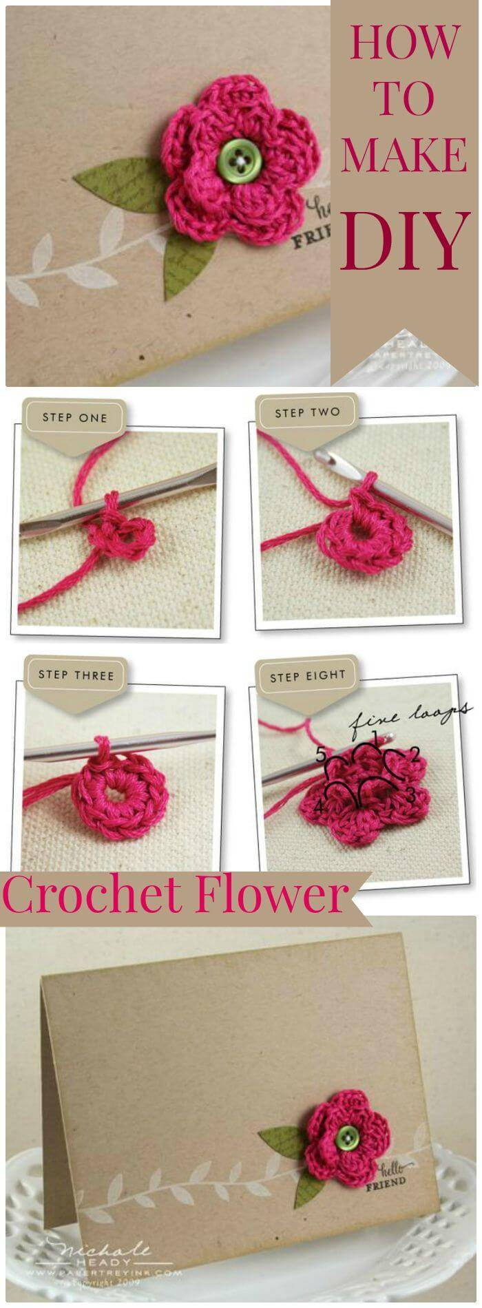 DIY Make A Crochet Flower As Decoration Piece, Free crochet flower patterns for crochet lovers!