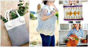 18 Free Crochet Bag Patterns - Crochet Tote Bag Patterns