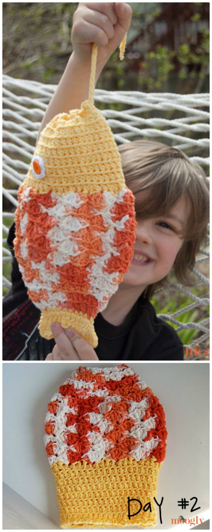Free Crochet Mystery Fish Pouch Pattern