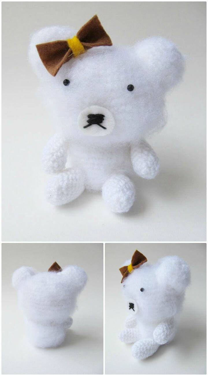 Free Crochet Amigurumi Fuzzy Teddy Bear Pattern