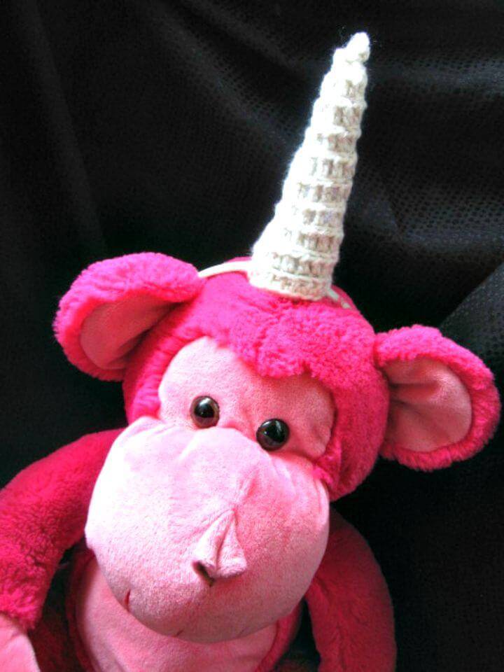 Crochet Amigurumi Unicorn Horn - Free Pattern