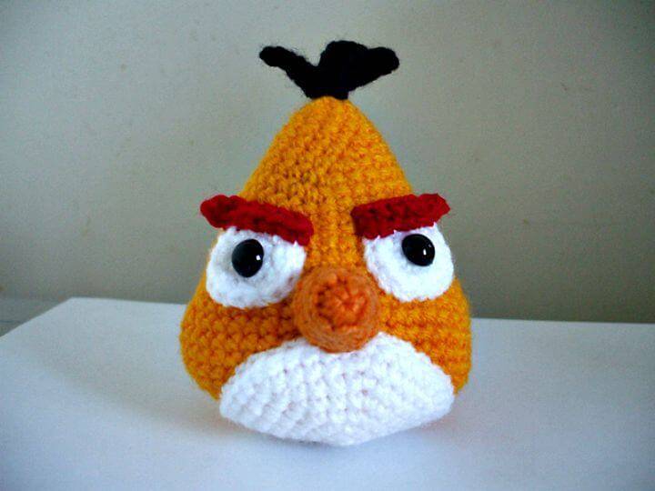 yellow angry bird stuffed animal