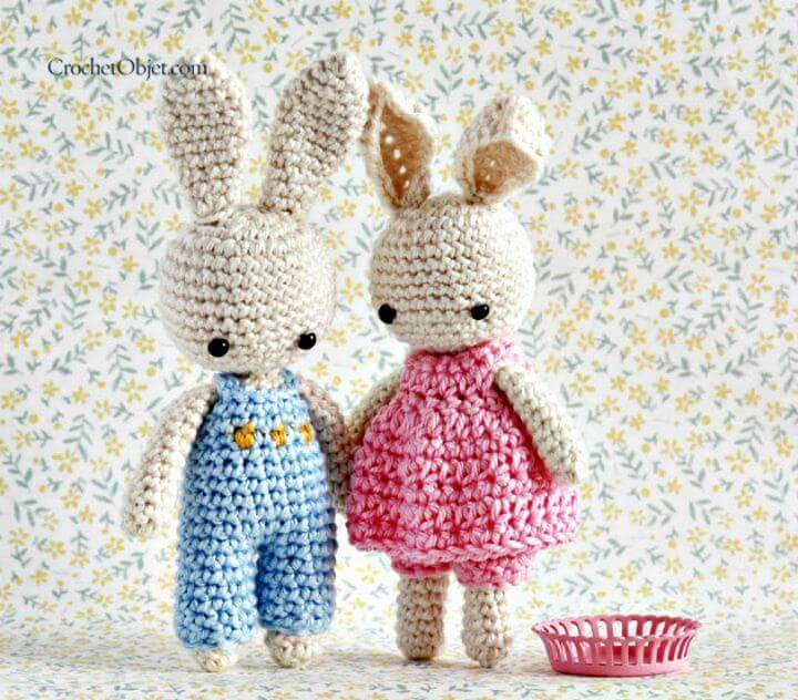 Free Crochet Baby Bunny Overall Pattern