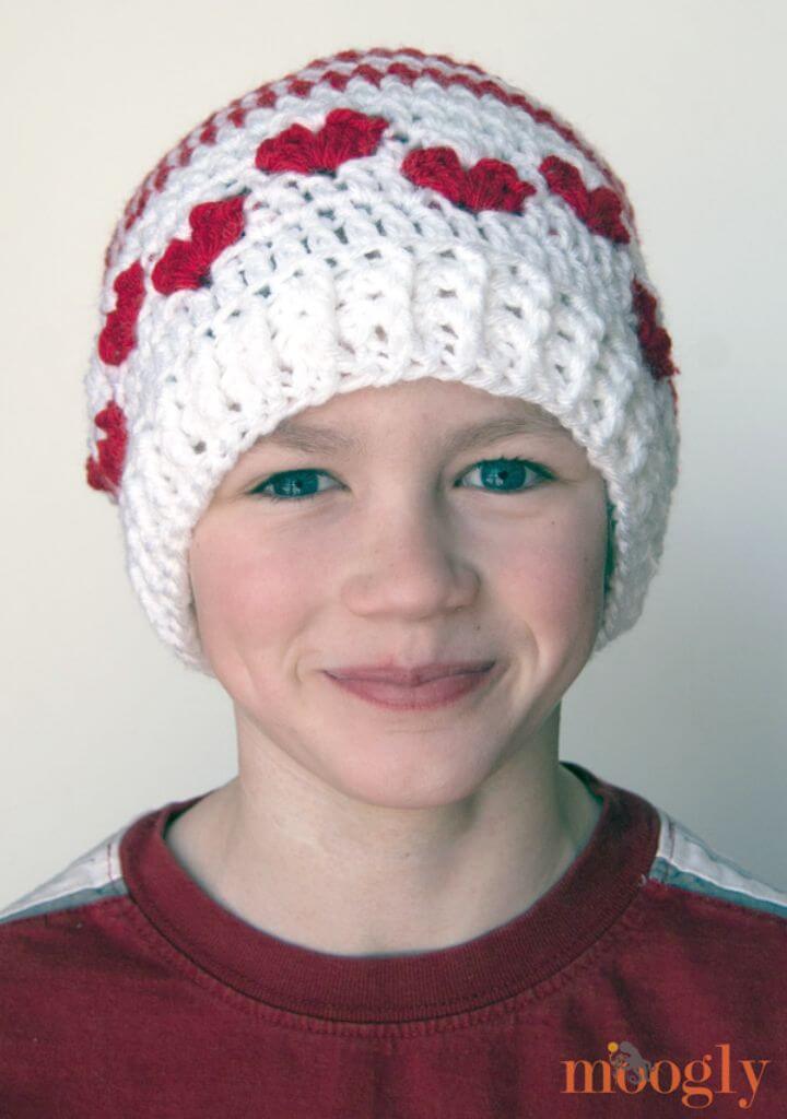 Free Crochet Valentine Baby Mine Hat Pattern