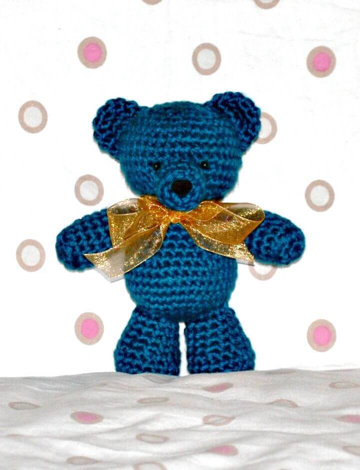 How To Crochet Basic Teddy Bear - Free Pattern