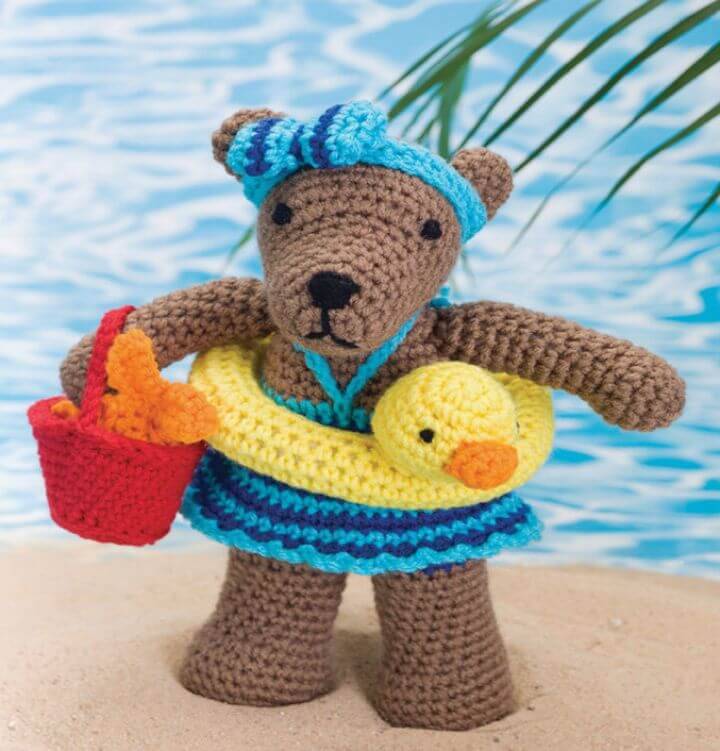 How To Crochet Beach Bear Rita - Free Pattern