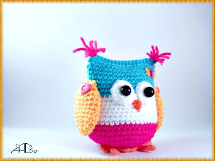 Easy Crochet Beautiful Love Owl - Free Pattern