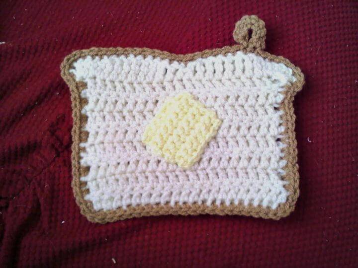 Crochet Bread And Butter Pot Holder - Free Pattern