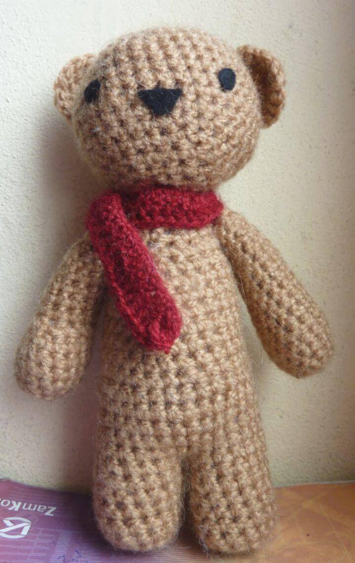 How To Free Crochet Buttercup Teddy Bear Pattern