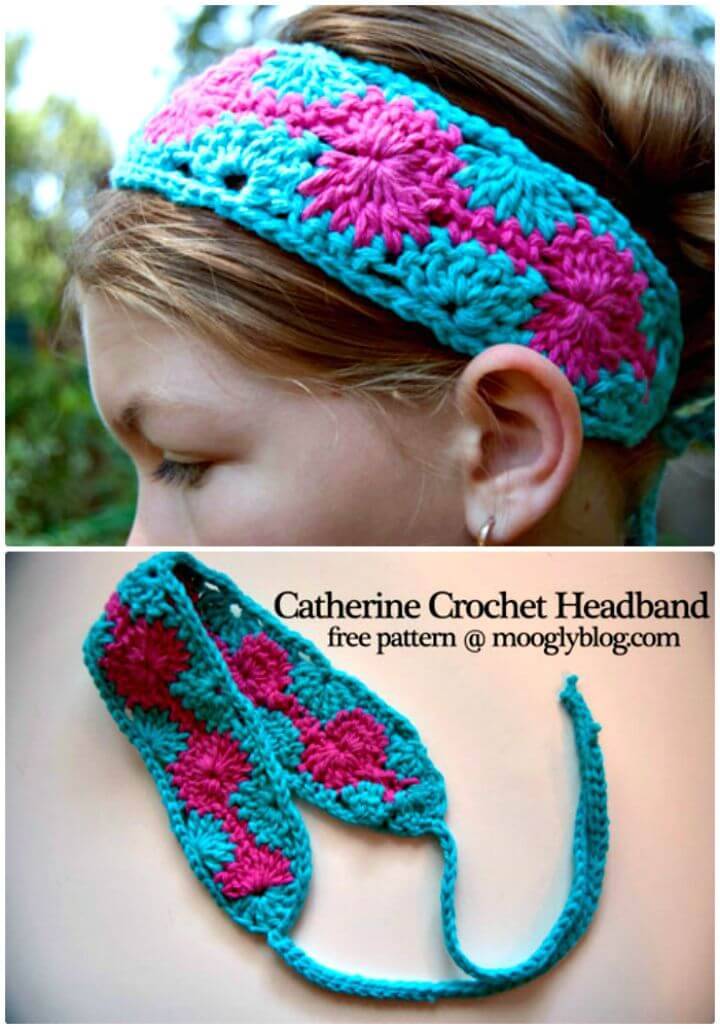 How To Free Crochet Catherine Headband Pattern