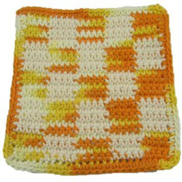 Free Crochet Checkerboard Potholder Pattern