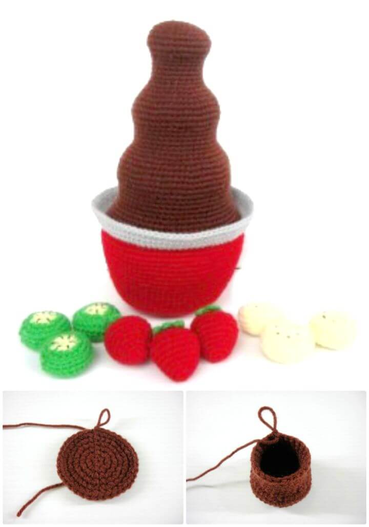 How To Crochet Chocolate Fountain - Free Pattern