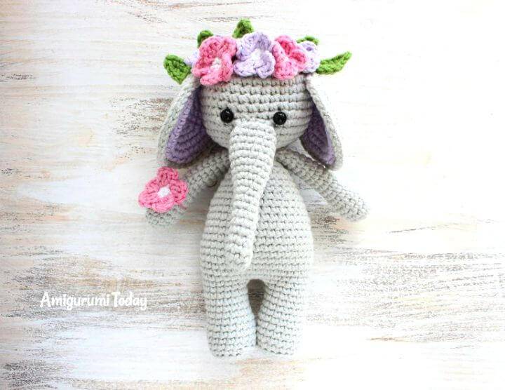Free Crochet Cuddle Me Elephant - Amigurumi Patterns