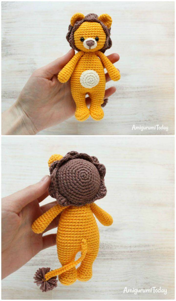 Crochet Cuddle Me Lion - Free Amigurumi Pattern