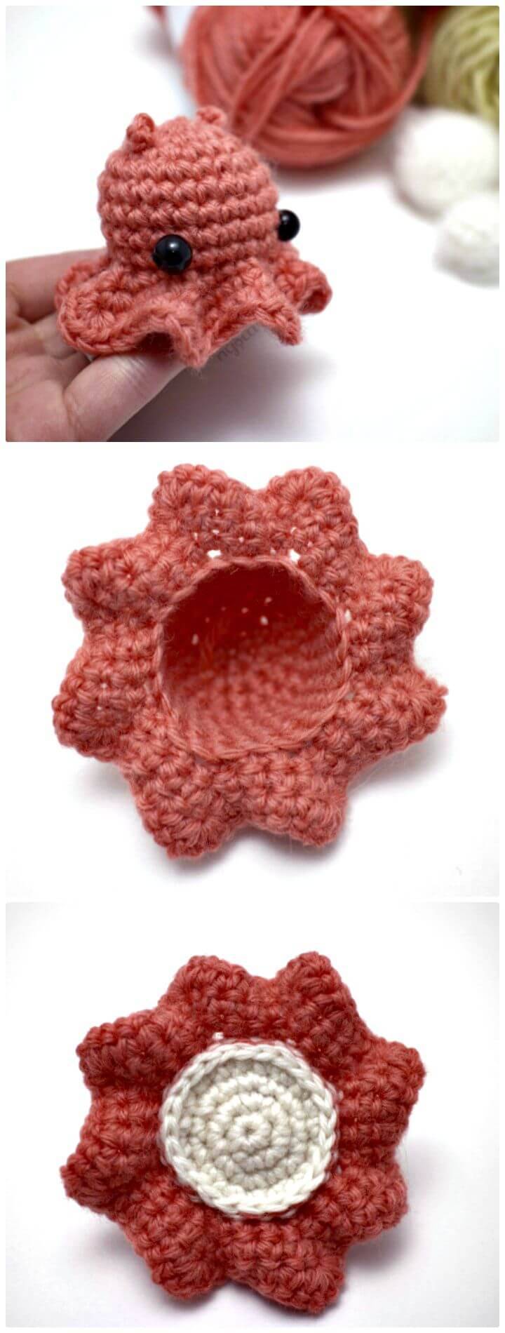 How To Crochet Dumbo Octopus Amigurumi Pattern