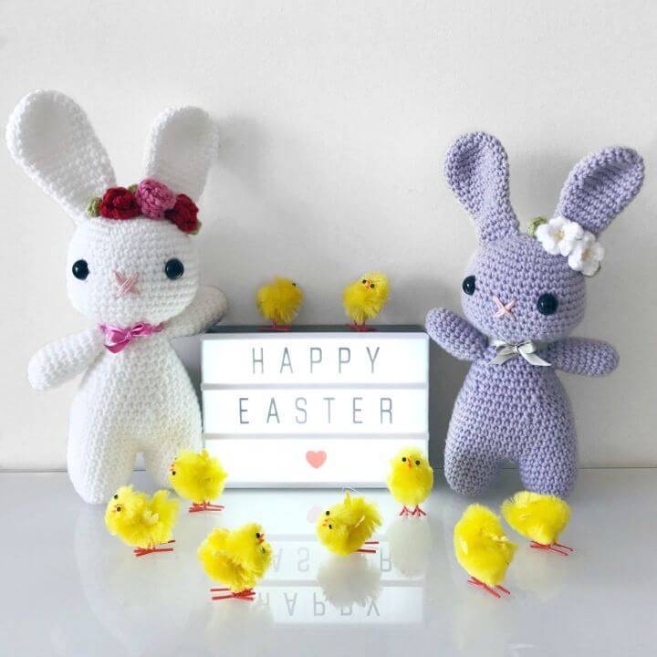 Crochet Easter Bunny - Free Pattern