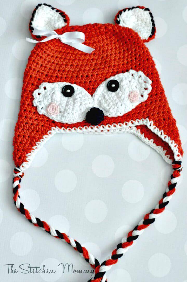 How To Free Crochet Fox Hat Pattern