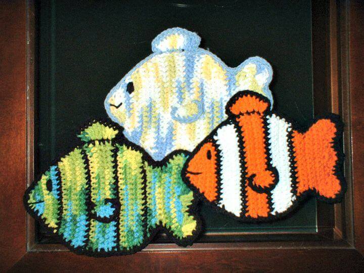 Free Crochet Fish Potholder Pattern