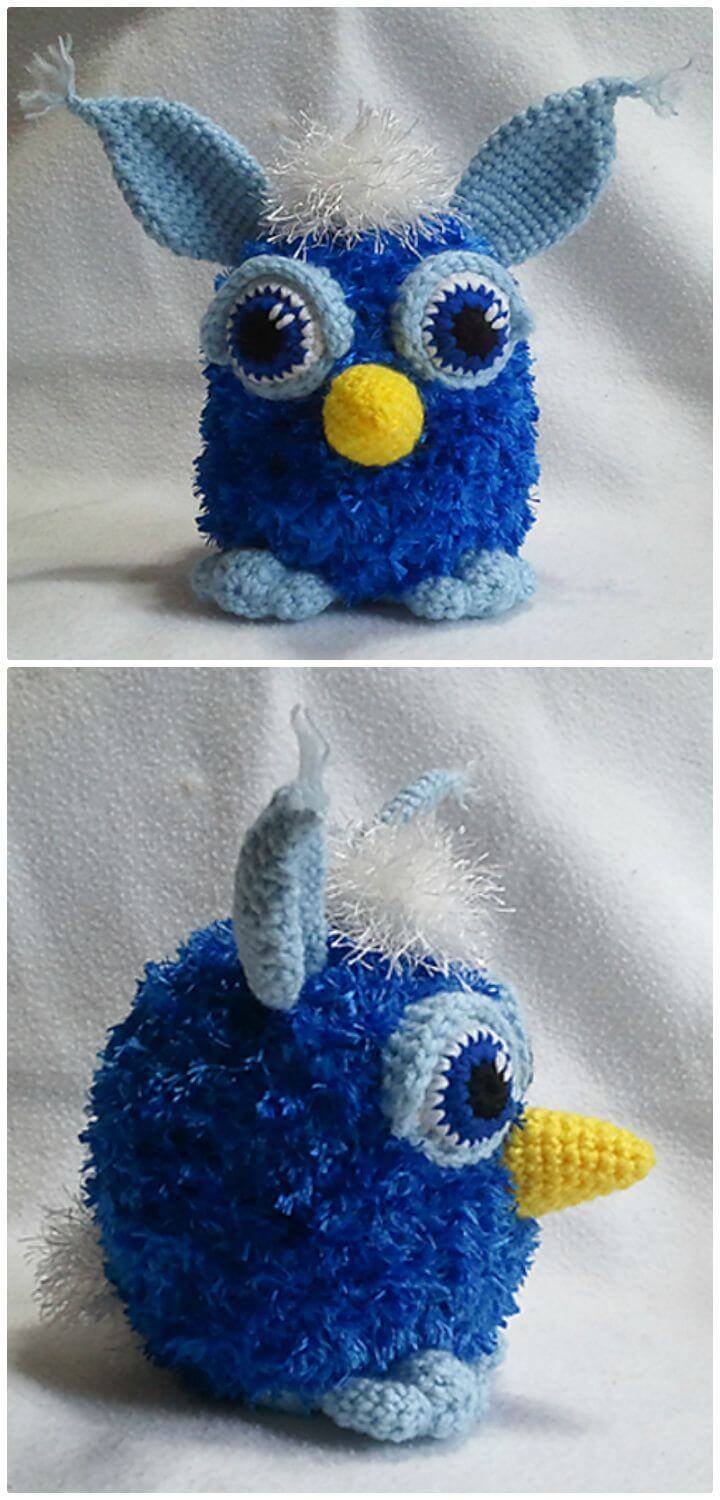 How To Crochet Furby Inspired Softie - Free Pattern!