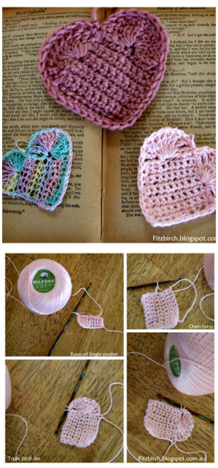 Crochet Gorgeous Heart - Free Pattern