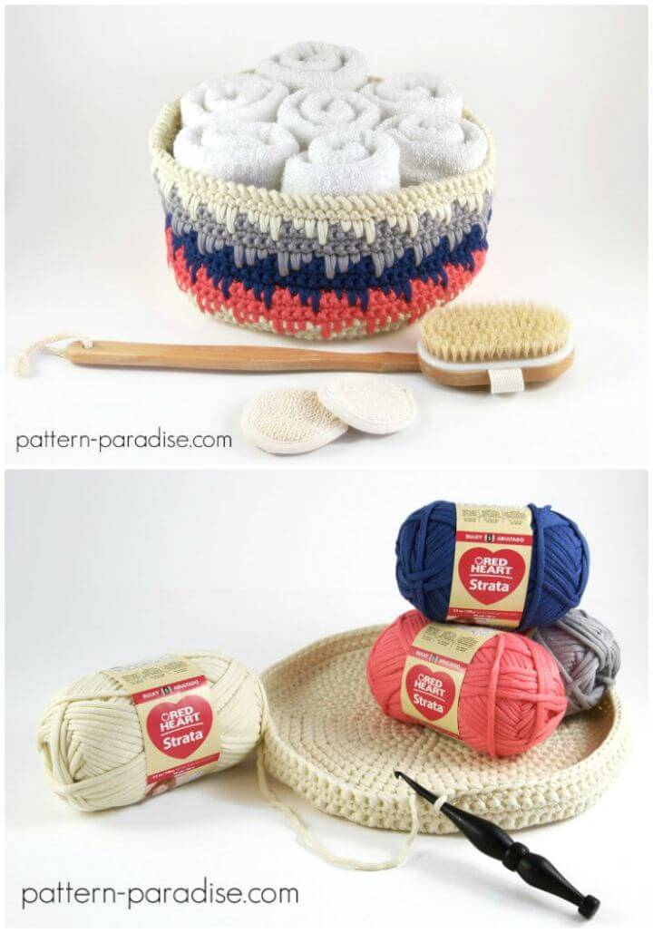 Easy Crochet Himalayan Basket - Free Pattern