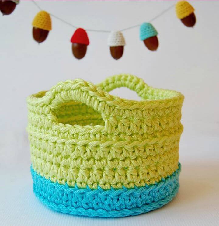 45 Free Crochet Basket Patterns for Beginners ⋆ DIY Crafts