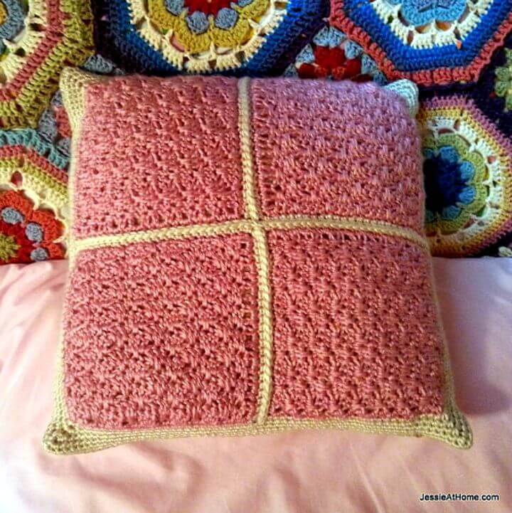How To Crochet Little Fans Pillow - Free Pattern