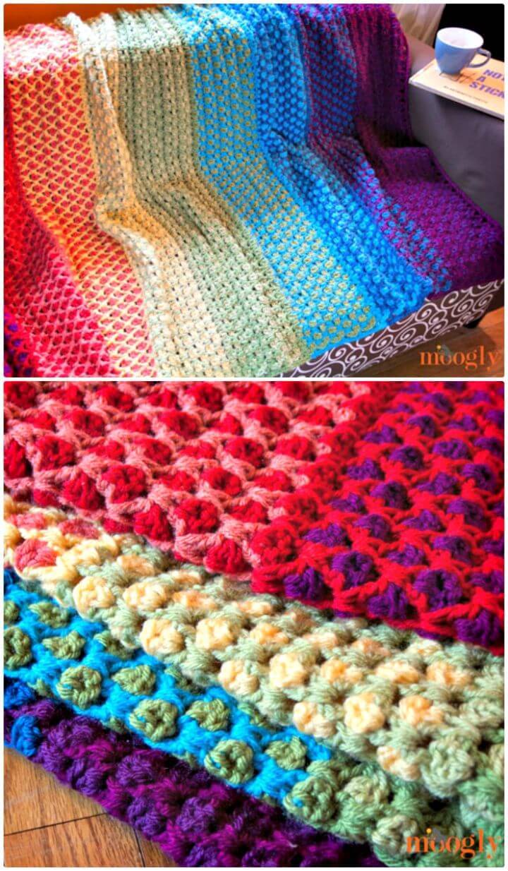 How To Free Crochet Moroccan Tile Afghan Pattern