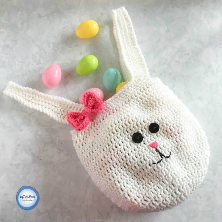 Free Crochet Mr. and Mrs. Bunny Bag