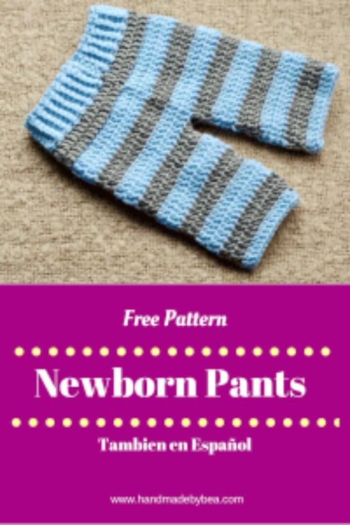 Easy Crochet Newborn Pants - Free Pattern