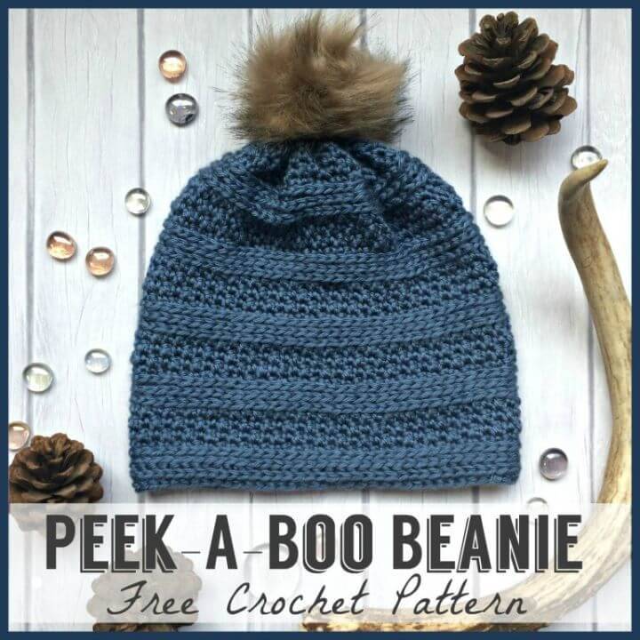 Free Peek-A-Boo Beanie Hat Pattern