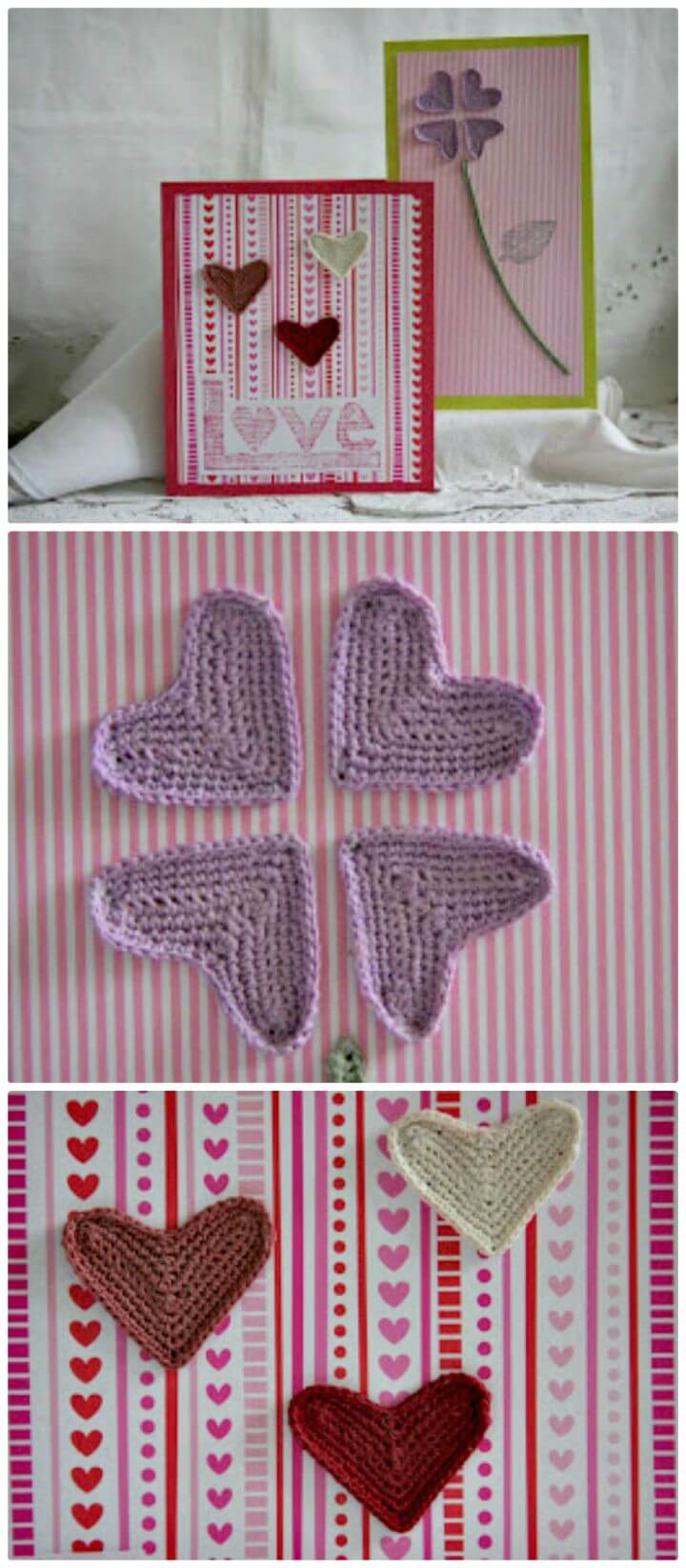 Easy Crochet Pretty 'Lil Heart - Free Valentine Day Pattern