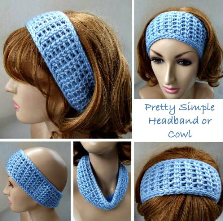 Simple Crochet Pretty Simple Headband - Free Pattern