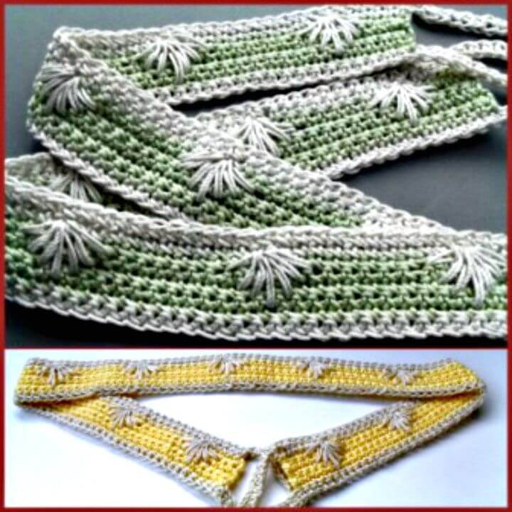 Crochet Puffy Spike Stitch Belt – Free Pattern