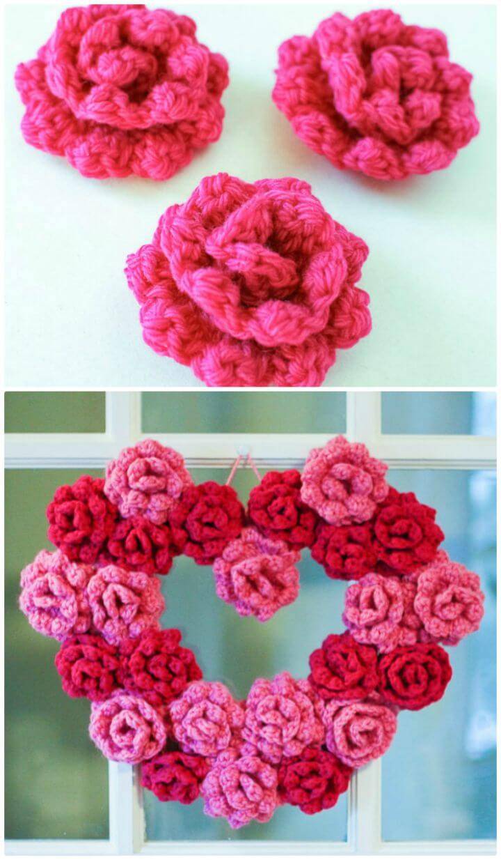 How To Free Crochet Rose Pattern