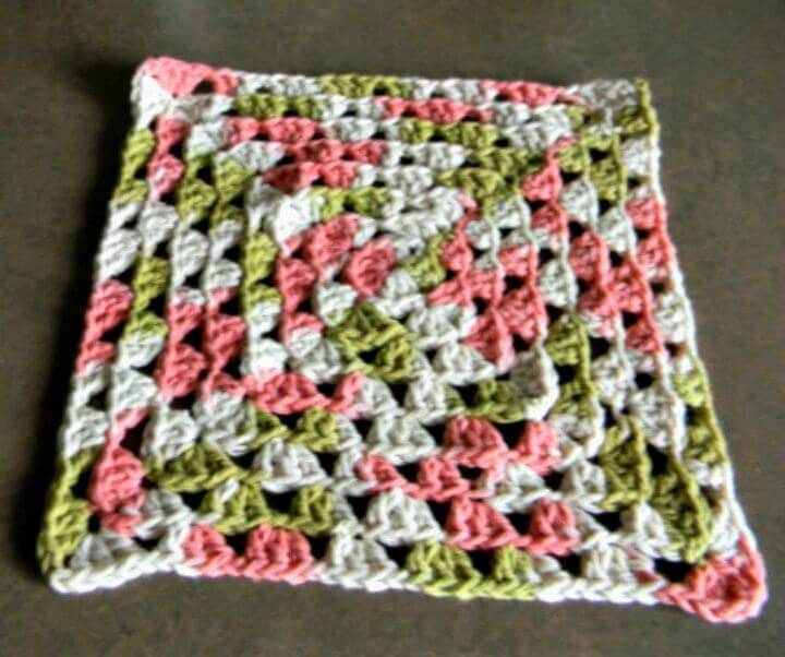 Free Crochet Spring Inspired Potholder Pattern