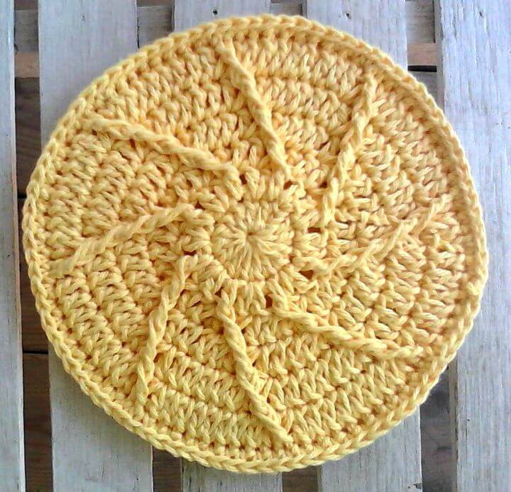 Crochet Sunny Skies Potholder - Free Pattern