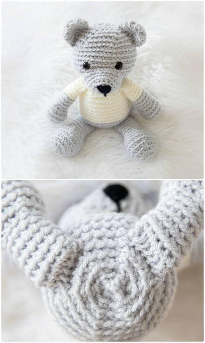 Make A Super Cute Teddy Bear - Free Crochet Pattern