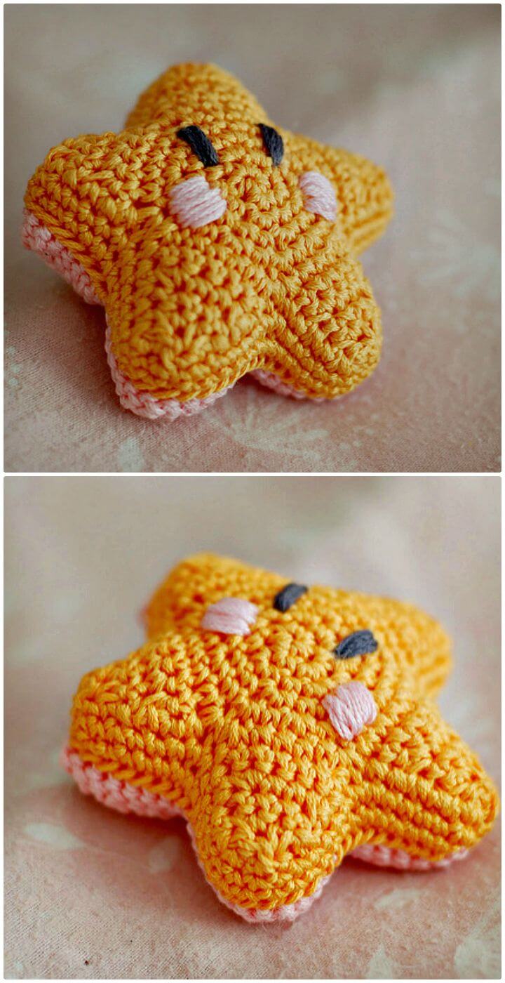 Crochet The Littlest Bashful Starfish - Free Pattern