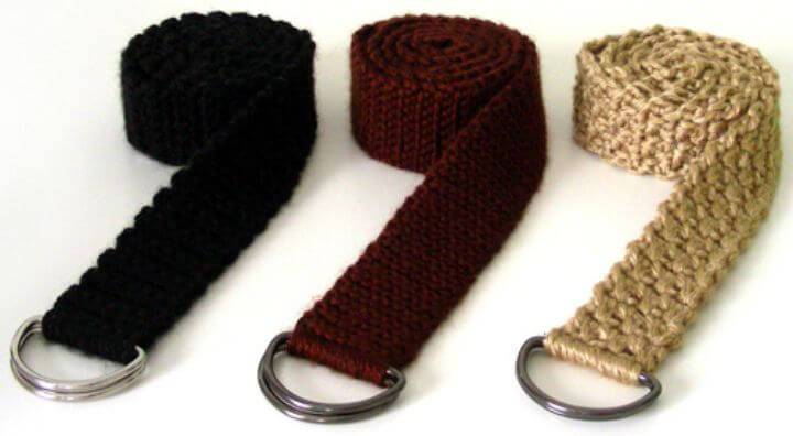 Crochet Three Colours Belts - Free Pattern